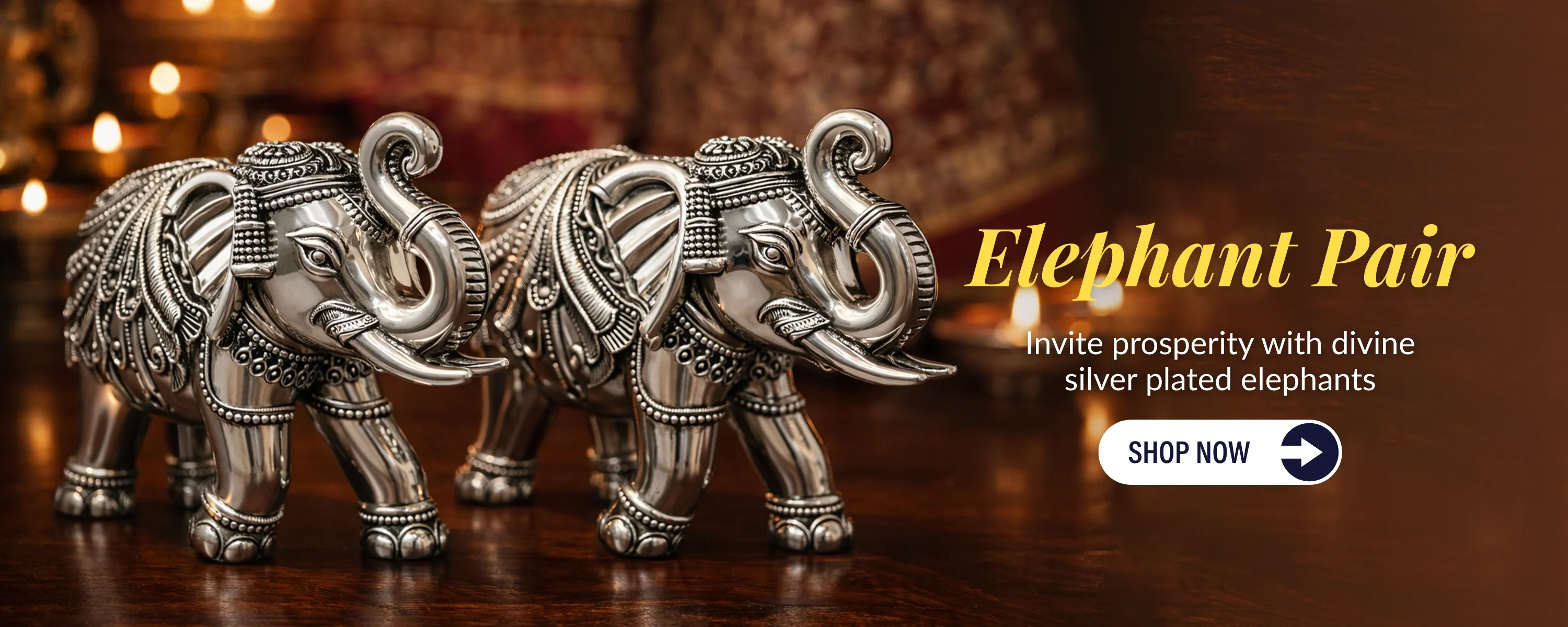 Exquisite Silver-Plated Spiritual Decor